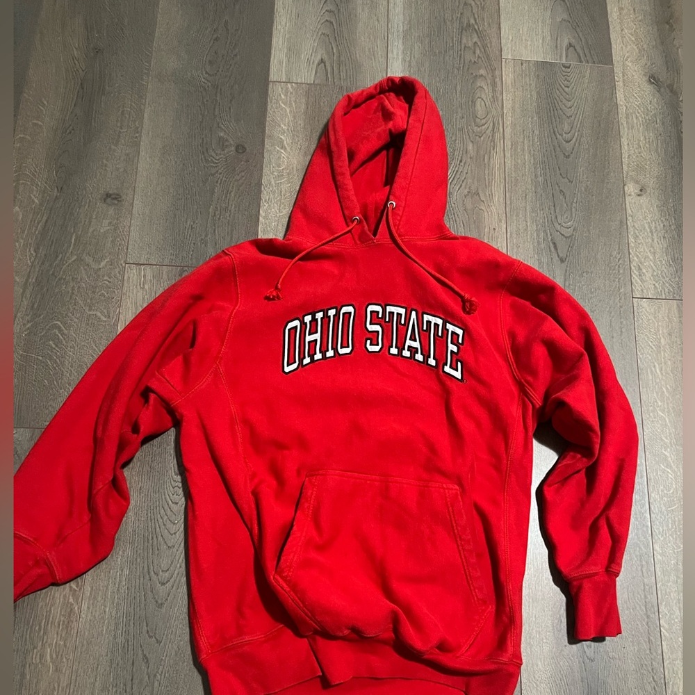 RED OHIO STATE HOODIE